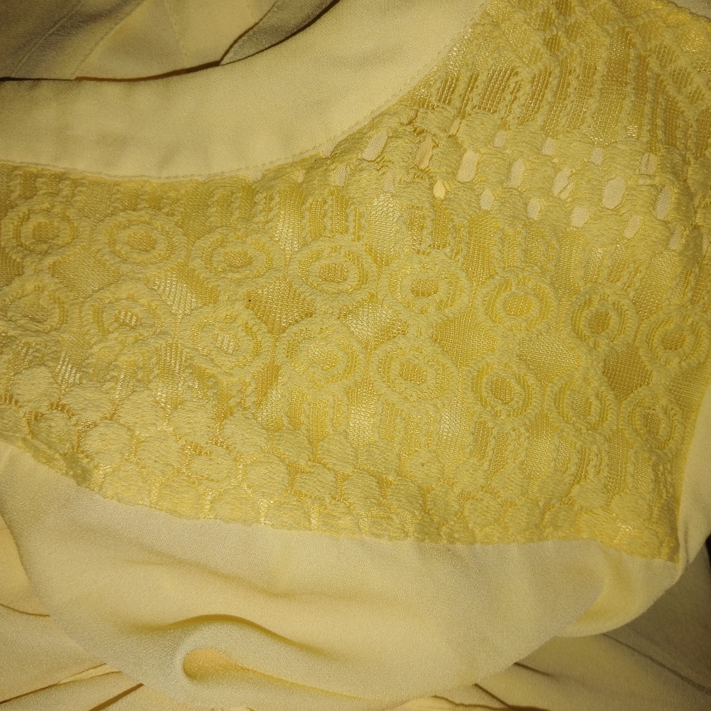 Cato Sunny Yellow Women's Blouse - Picture 5 of 5